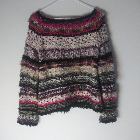 Anthropologie Multicolor Textured Sweater - Picture 2 of 9